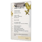 目の詩を感動的開く クリップボード (左)