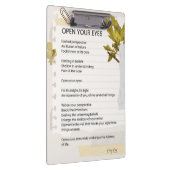 目の詩を感動的開く クリップボード (右)