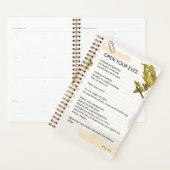 目の詩を感動的開く プランナー手帳 (ディスプレー)