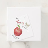 目の赤ちゃんシャワーのりんご フェイバータグ (インサイチュ)