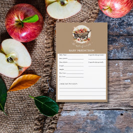 目の赤ちゃんシャワーのリンゴはゲームを予測