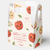 目の赤ちゃんシャワーのリンゴ フェイバーボックス (オープン)