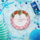 目の赤ちゃんシャワーのリンゴ ペーパープレート (パーティー)