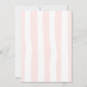 目の赤ちゃんシャワーのリンゴ 招待状 (裏面)