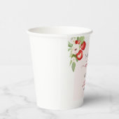 目の赤ちゃんシャワーのリンゴ 紙コップ (右)