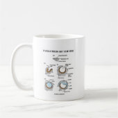 目の進化 コーヒーマグカップ (左)