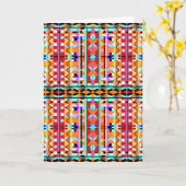 目の遊あいさつきカード カード (黄色い花)