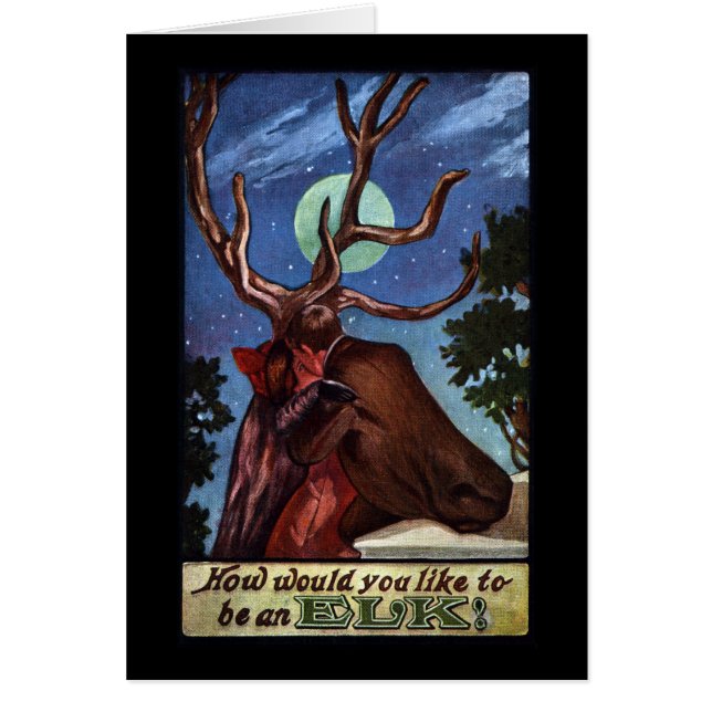 目の錯覚のオオシカ (正面)