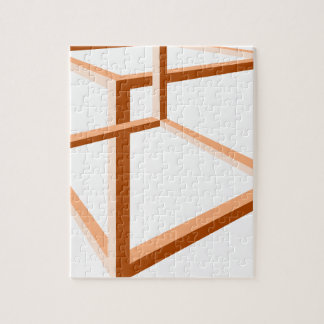 目の錯覚の不可能な錯覚3dの幾何学 ジグソーパズル