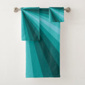 目の錯覚の水の浴室タオルセット バスタオルセット (インサイチュ)