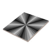 目の錯覚の黒のタイル タイル (側面)