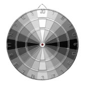 目の錯覚の黒の投げ矢板 ダーツボード (正面)