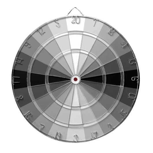 目の錯覚の黒の投げ矢板 ダーツボード (正面)