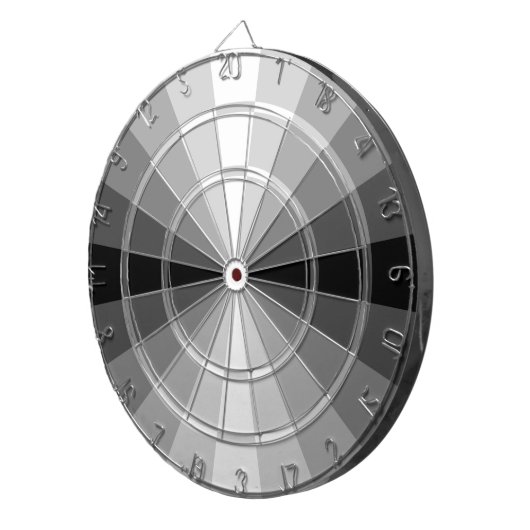 目の錯覚の黒の投げ矢板 ダーツボード (正面右)