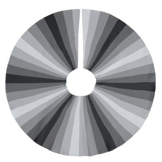 目の錯覚の黒の木のスカート ブラッシュドポリエステルツリースカート (正面)