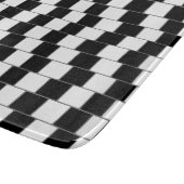 目の錯覚は正方形の黒を並べます カッティングボード (角)