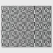 目の錯覚パターン ラッピングペーパー (フラット)