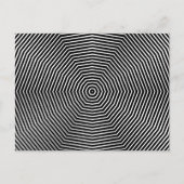 目の錯覚ライン ポストカード (正面)