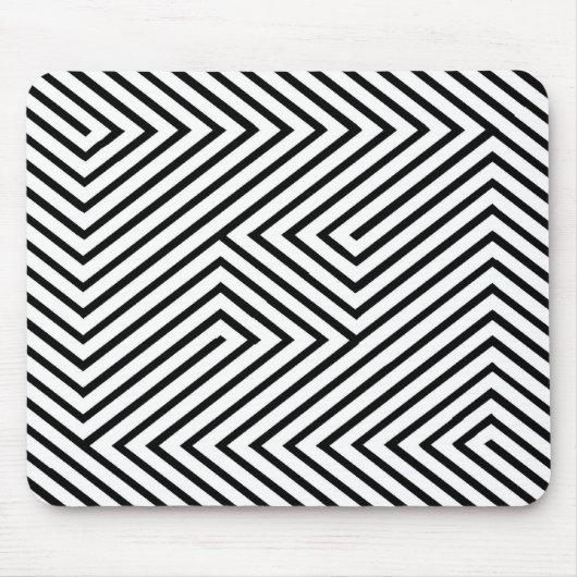 目の錯覚 マウスパッド (正面)