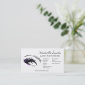目の長いまつげLash拡張アイコン 名刺 (スタンド正面)