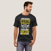 目の電気工連絡師を避ける Tシャツ (正面フル)
