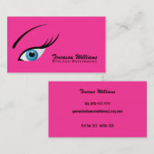 目の鞭延長名刺 名刺 (正面/裏面)