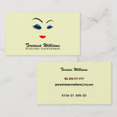 目の鞭延長名刺 名刺 (正面/裏面)