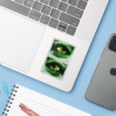 *目の??? シール (ノートパソコンとiPhone)