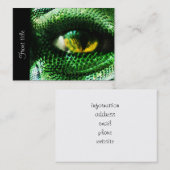 目の… ? 名刺 (正面/裏面)