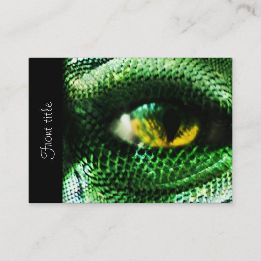 目の… ? 名刺 (正面)