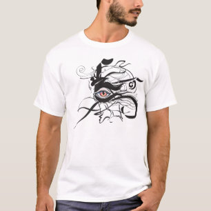 目のTシャツとの抽象芸術 Tシャツ
