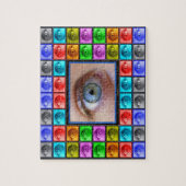 目はすべてが困惑するのを見ます ジグソーパズル (縦)