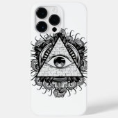 目はすべてイルミナティを見ている Case-Mate iPhoneケース (裏面)