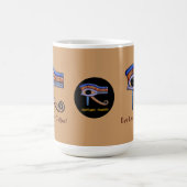 「目はコーヒーが大好き！」 マグカップ (中央)