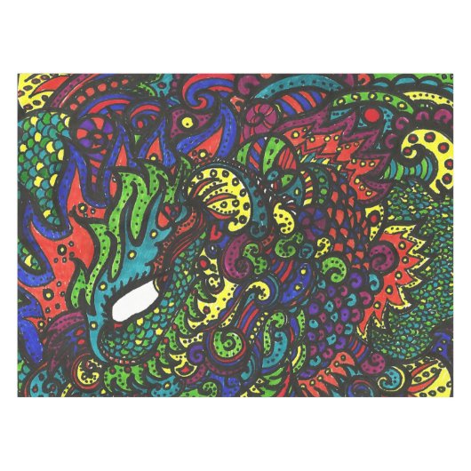 目はマジック・アイ会います テーブルクロス (正面(横))