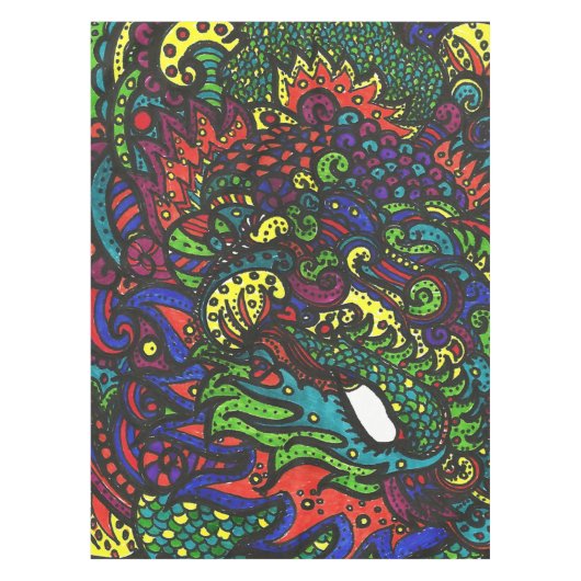 目はマジック・アイ会います テーブルクロス (正面)