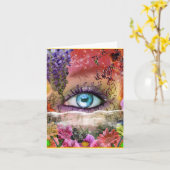 目は再度想像します カード (黄色い花)