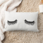 目は枕を打ちます ランバークッション (ブランケット)