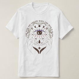 目は盲目に見ても無用だ Tシャツ