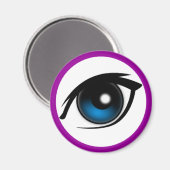 目は磁石が見える マグネット (正面/裏面)