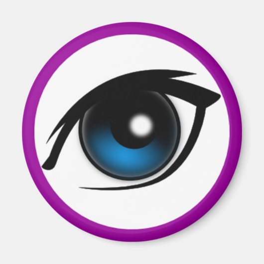 目は磁石が見える マグネット (正面)