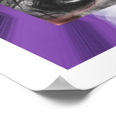 目は紫に輝く ポスター (角)