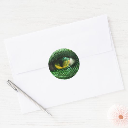 目は… ラウンドシール (封筒)