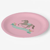 目まいがするおもしろい第2誕生日 ペーパープレート (アングル)