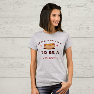 目まいがするほど暑い犬は悪い日だ Tシャツ
