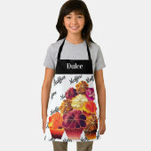 目まい,カスタム文字,暖かいスタックマフィン,子供 エプロン (インサイチュ)