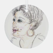 目まい ガラスオーナメント (裏面)