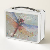 目をカラフル見張るトンボ メタルランチボックス (裏面)