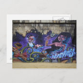 目をフォークに ポストカード (正面/裏面)