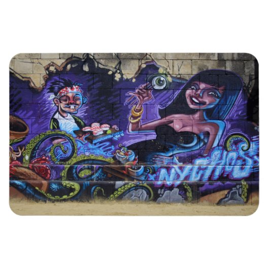 目をフォークに マグネット (横)